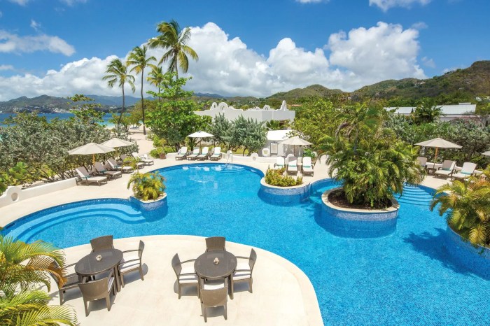 Caribbean luxury island resorts inclusive spice resort beach pool swim