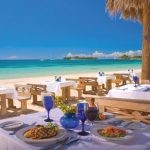 Sandals resorts beach resort jamaica restaurant dining caribbean negril inclusive gourmet restaurants barefoot food sea hotel luxury star travel cuisine